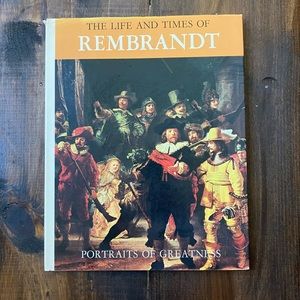 The Life and Times of Rembrandt - Portraits of Greatness - Vintage 1968 Book